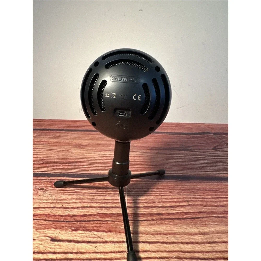 Blue Snowball ICE USB Microphone for Recording & Streaming on PC & Mac - Black